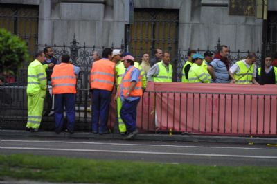 trabajadores de obras públicas