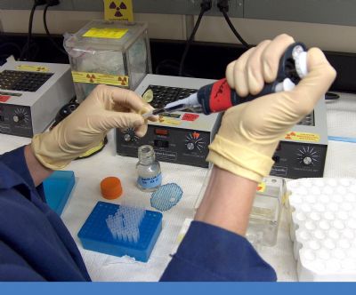 Laboratorio peligro radioactivo