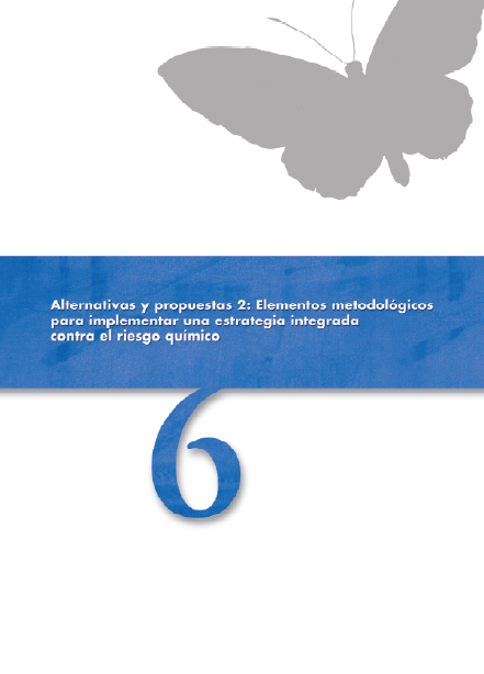 Publicaci�n ISTAS: Alternativas y propuestas 2: Elementos metodol�gicos para implementar una estrategia integrada contra el riesgo qu�mico. 